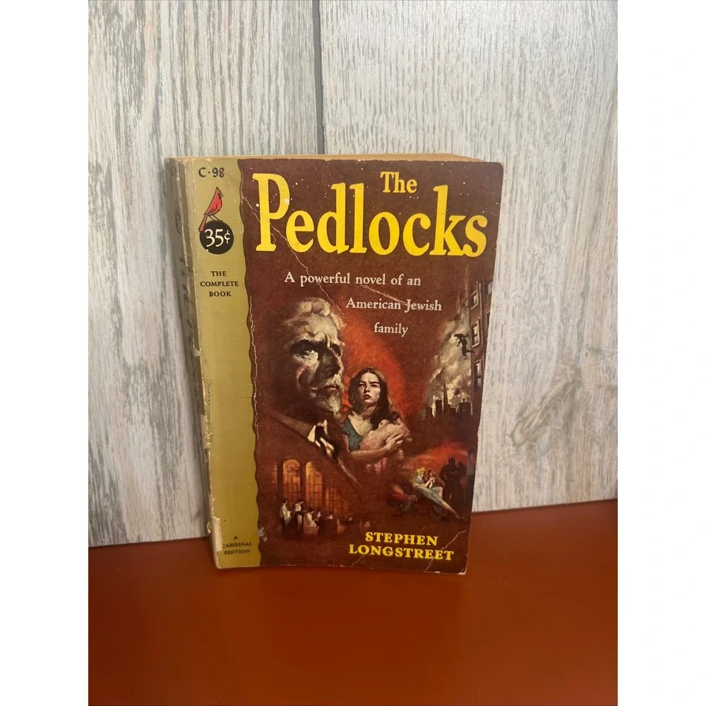 The Pedlocks Stephen Longstreet 1953 Cardinal Edition Vintage Paperback C-98